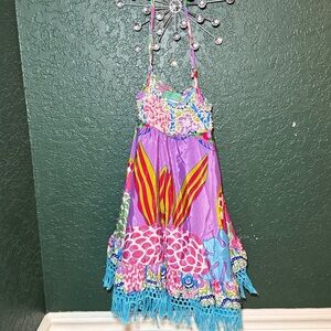 Antica Sartoria by Giacomo Cinque Little Girl's Bohemian Dress Medium Kids Color